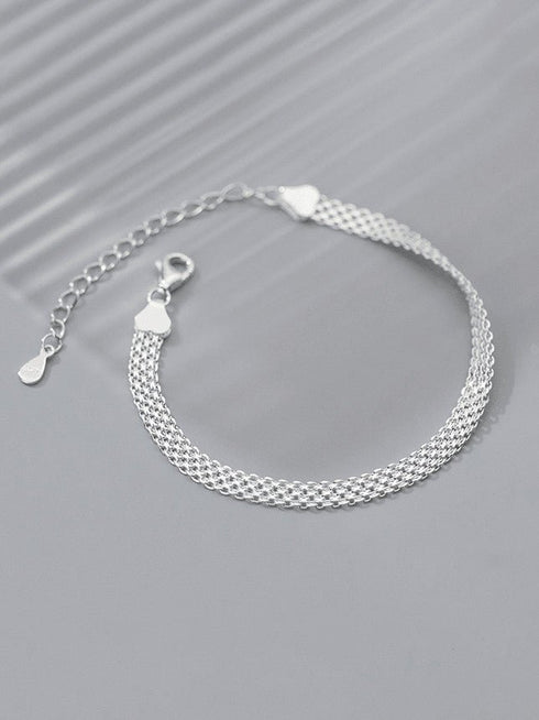 Bratara din argint Brielle (Silver/Gold)
